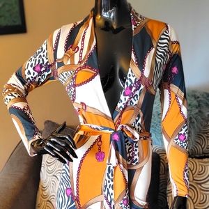 🔥SuperHawt Patterned Belted Romper!